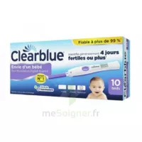 Clearblue Test D'ovulation 2 Hormones B/10 à Entrelacs