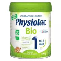 Physiolac Bio 1 Lait En Poudre B/800g à Entrelacs
